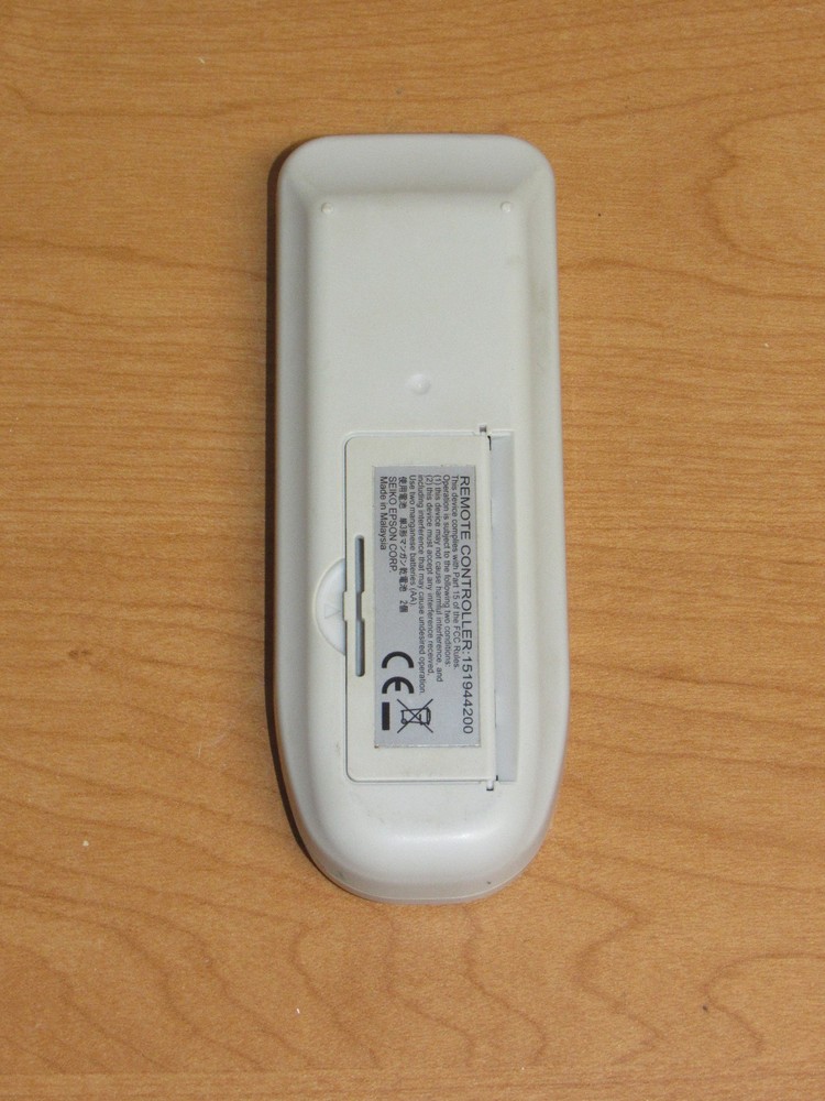 Genuine Epson Projector Remote Control 151944200 - Tested Working - OEM