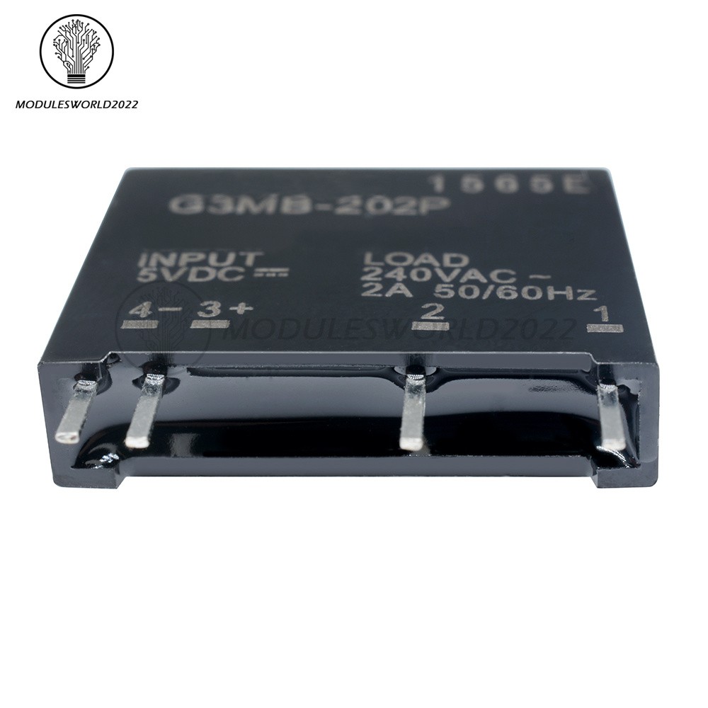 G3MB-202P DC-AC PCB SSR In 5V DC Out 240V AC 2A Solid State Relay Module