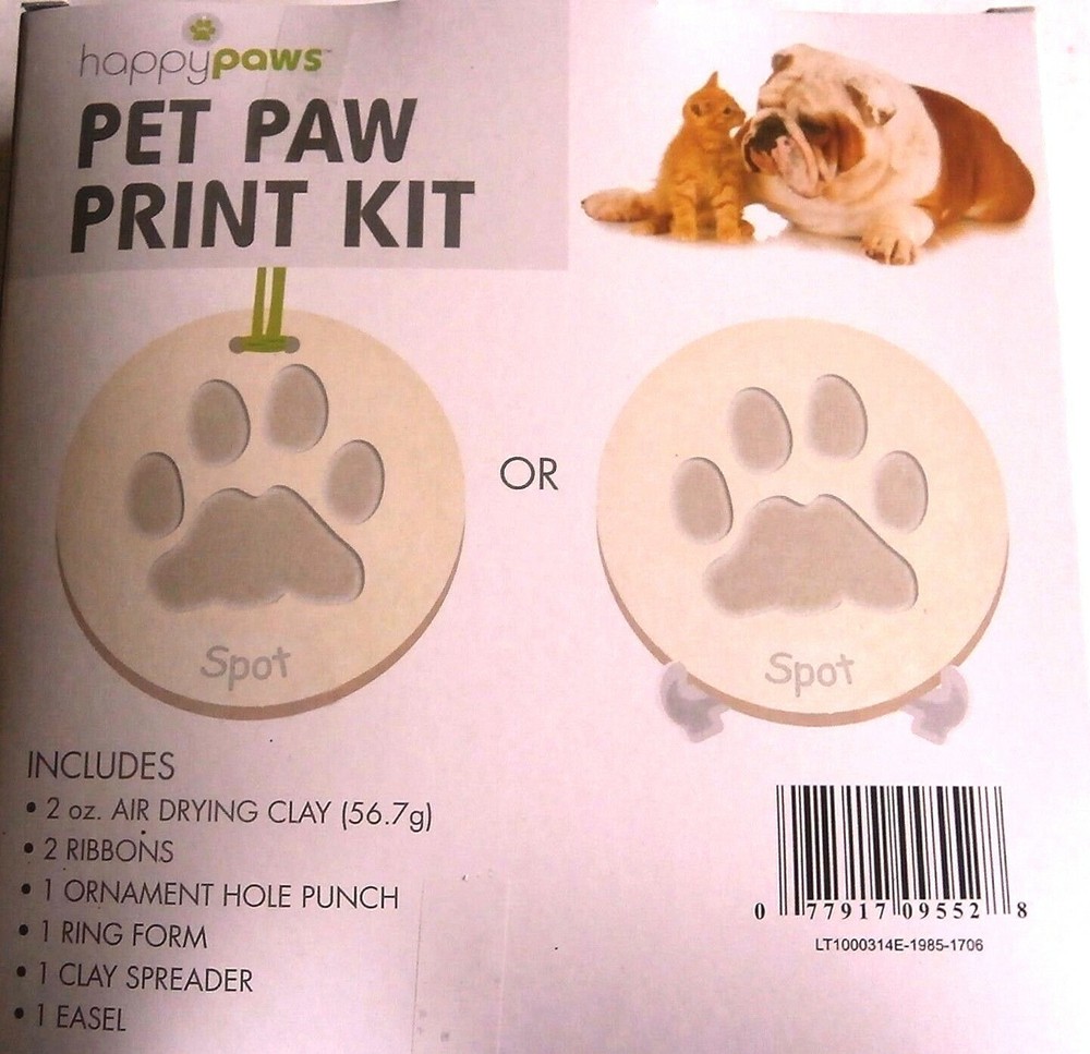 Pet Paw Print Kit w/ Bonus Easel