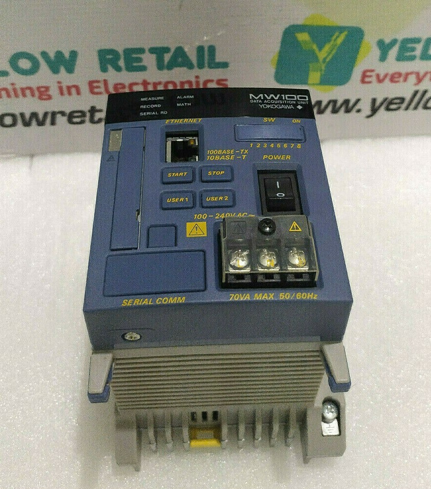 Yokogawa MW100-E-1W S2 Data Acquisition Unit Model MW100