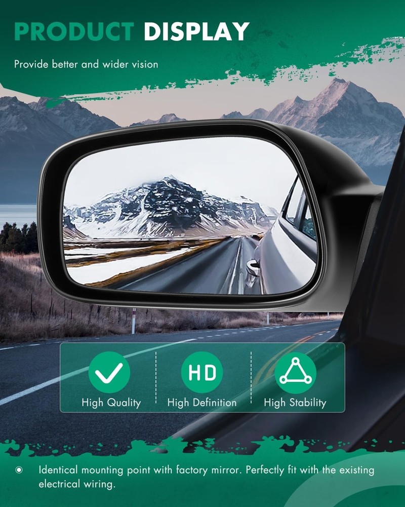 Toyota Corolla Left Mirror 2003 2008 New