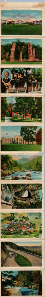 Postcard Folder Shendoah Valley Virginia