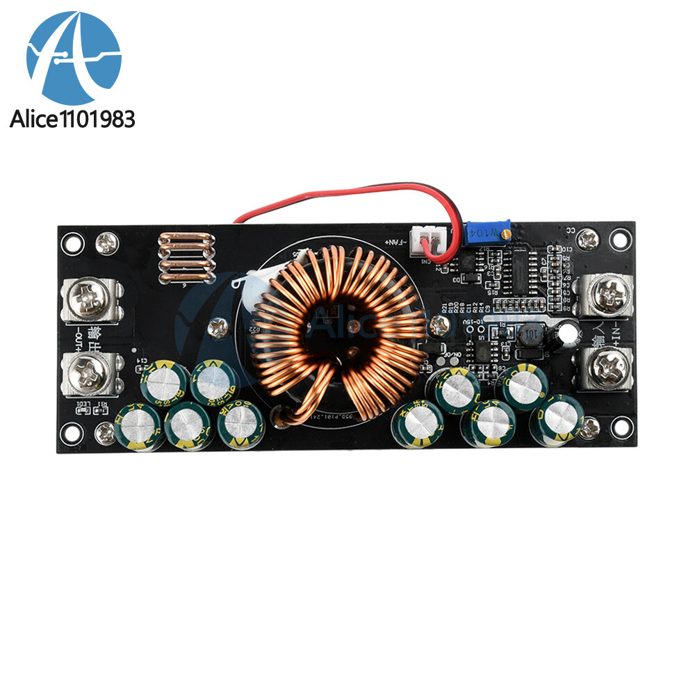 1500W DC-DC Buck Module Adjustable Step-Down Power Module 15-90V to 2.5-72V 50A