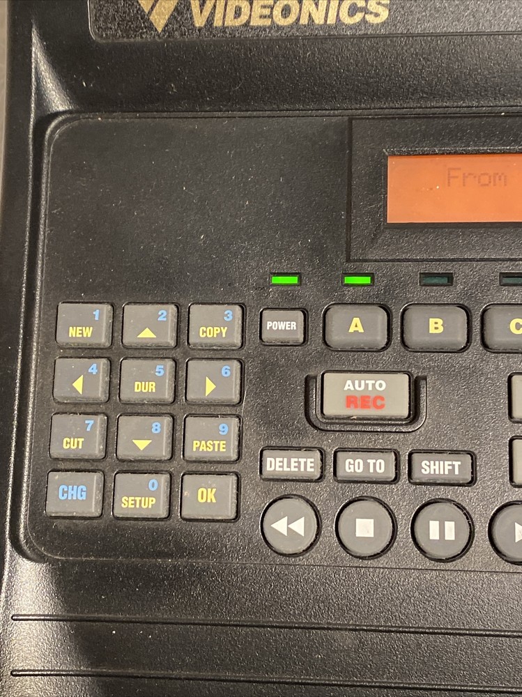 Videonics Edit Suite AB Roll Edit Controller Video Editing Equipment Powers On