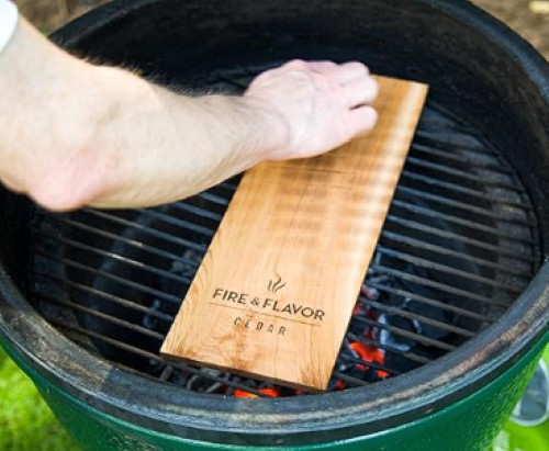 CEDAR GRILLING PLANKS by Fire & Flavor / 2 Pack / 11 Inch