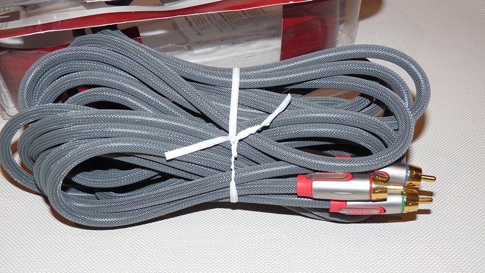 Rocketfish™ 8ft Component Video Cable Dark Gray RF-G1143