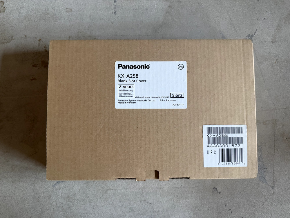 Panasonic KX-A258 Blank Slot Panels