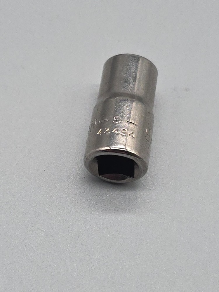 Craftsman Tools 9/32" SAE 1/4" Drive 6 Point G-43494 Socket USA