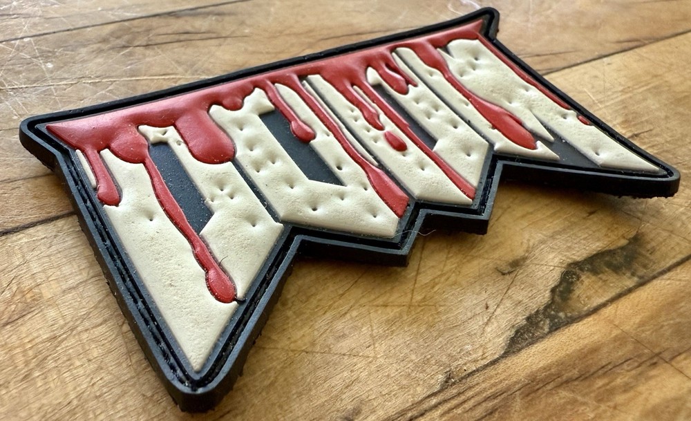 “Doom” Logo Patch Bloody Variant