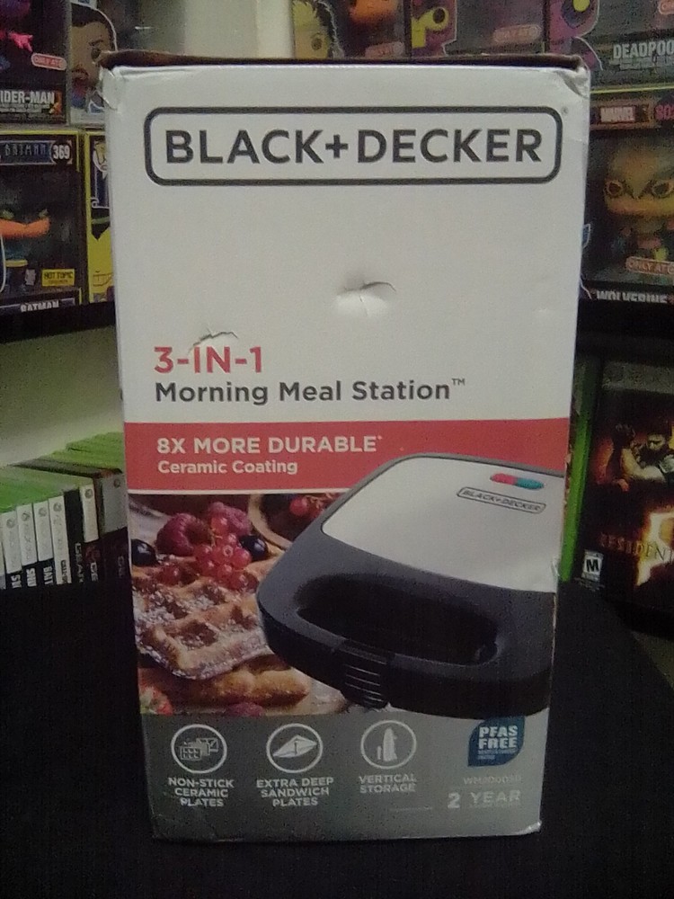 Black&Decker 3-in-1 Waffle Maker Brand New