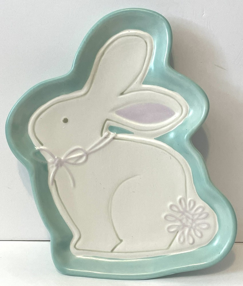 Mercuries Bunny Shaped Plate, Small Ceramic China