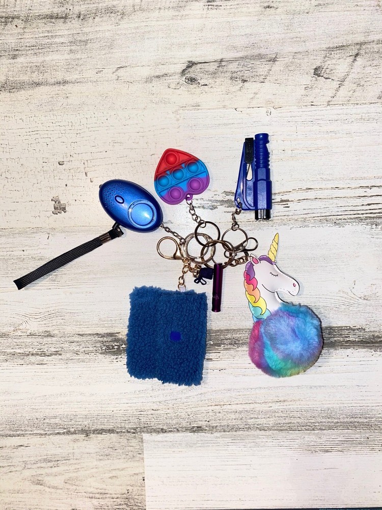 Self Defense Kids Backpack Keychain