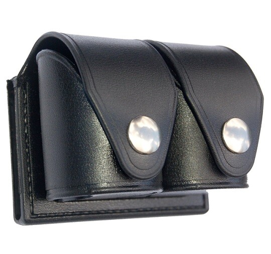 HKS Dual Revolver Speedloader Carrier Pouch - # HKS-203BPM 203 Medium Plain NEW