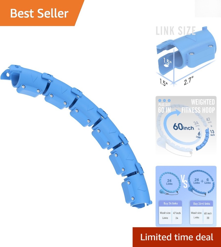 6 Extra Links for Weighted Exercise Hoop - Enhance Your Workout Experience