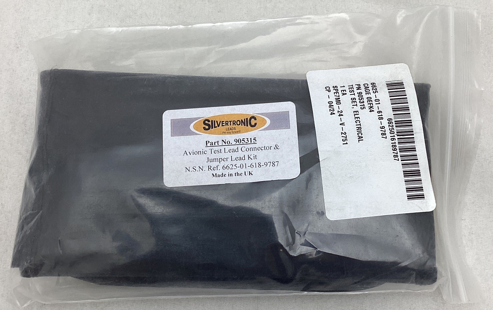 Silvertronic 905315 Avionic Test Lead Connector And Jumper Lead Kit ~ New