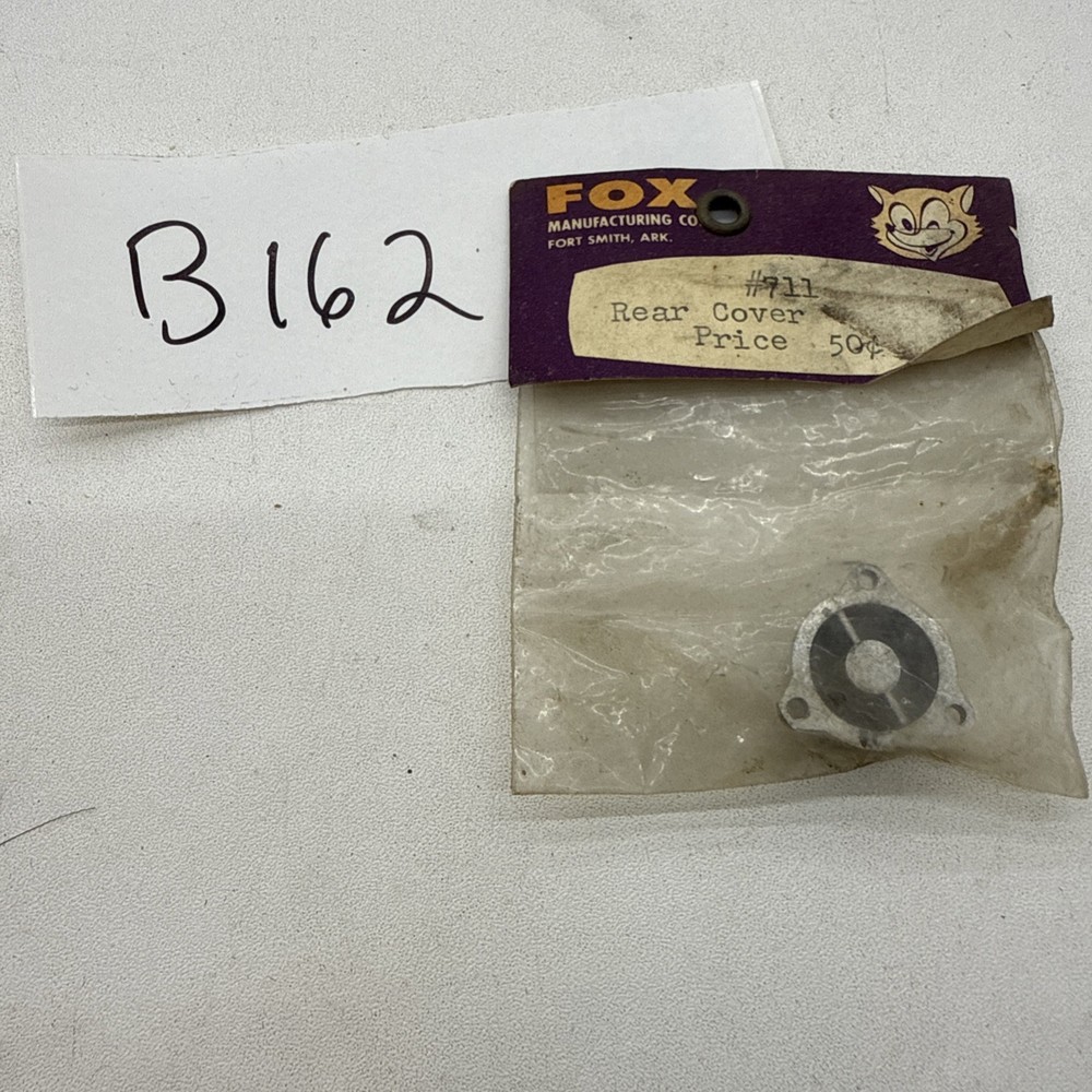 Fox #711 Rear Cover Model Engine Part