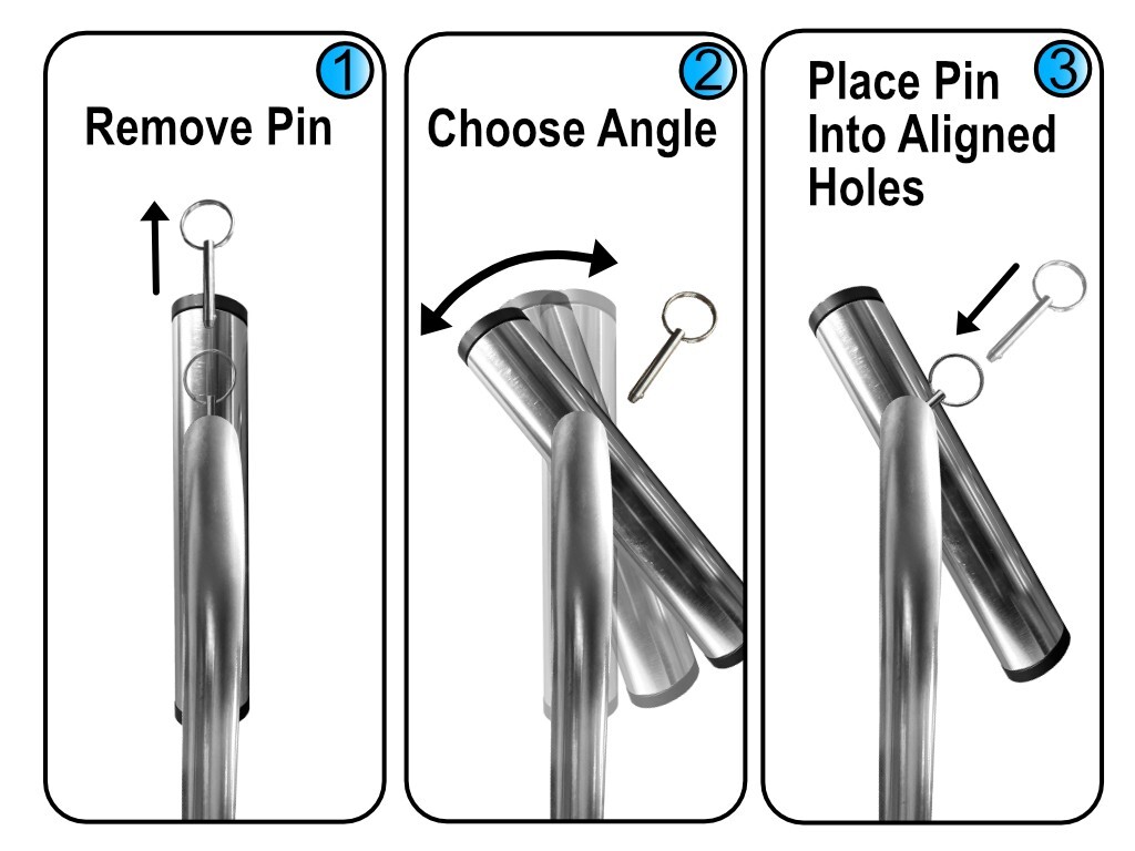 Island Anchor Shallow Water Anchor Pole Holder - Fits In Rod Holder - Uni-Fit