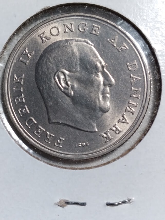 1963 Denmark 1 Krone