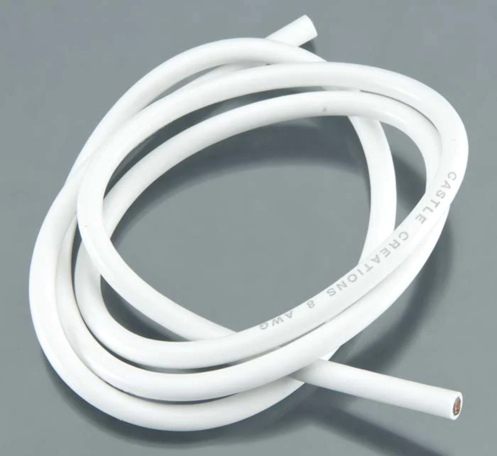 New Castle Creations Wire White 8 gauge