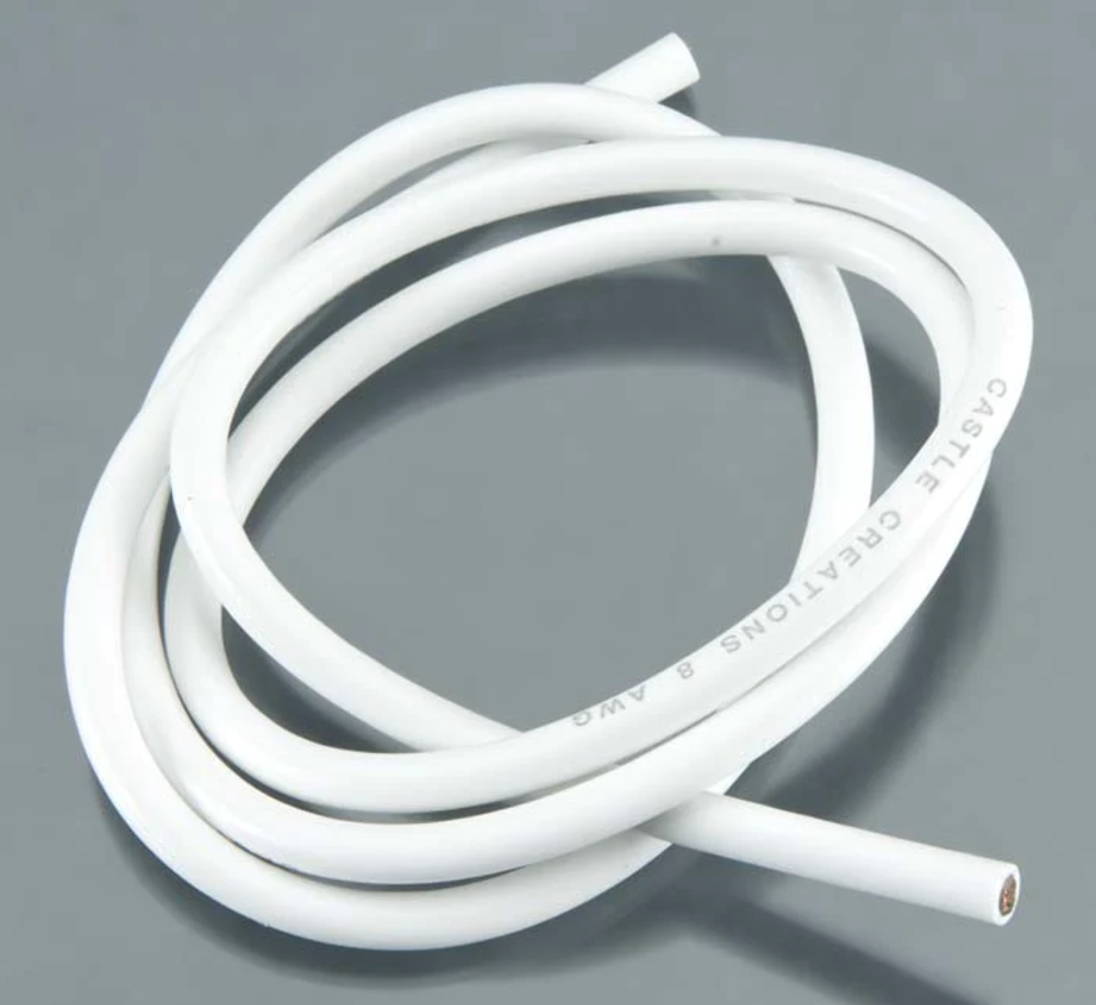 New Castle Creations Wire White 8 gauge