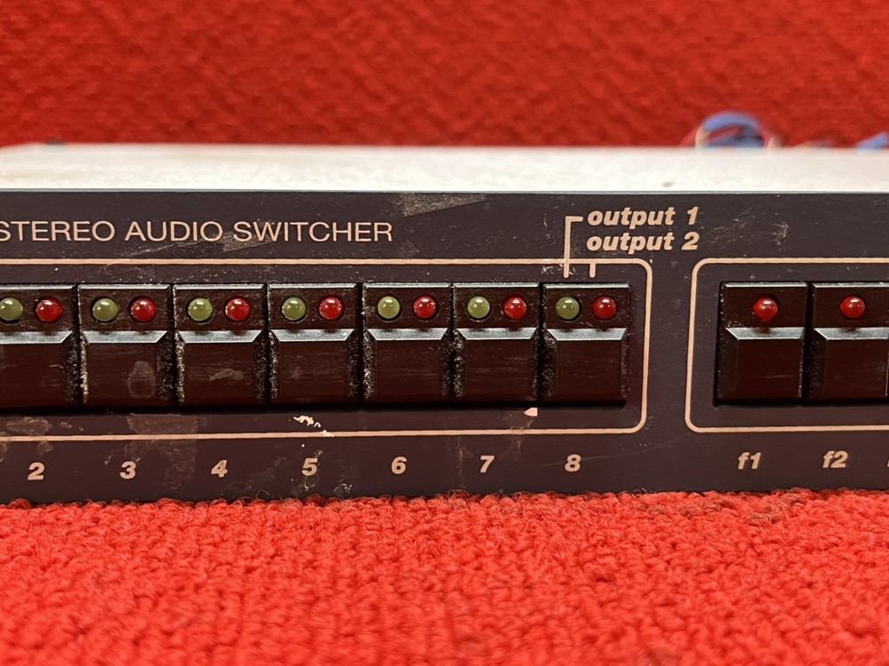Used Broadcast Tools SS8.2 Dual Stereo Audio Switcher Untested Good Condition
