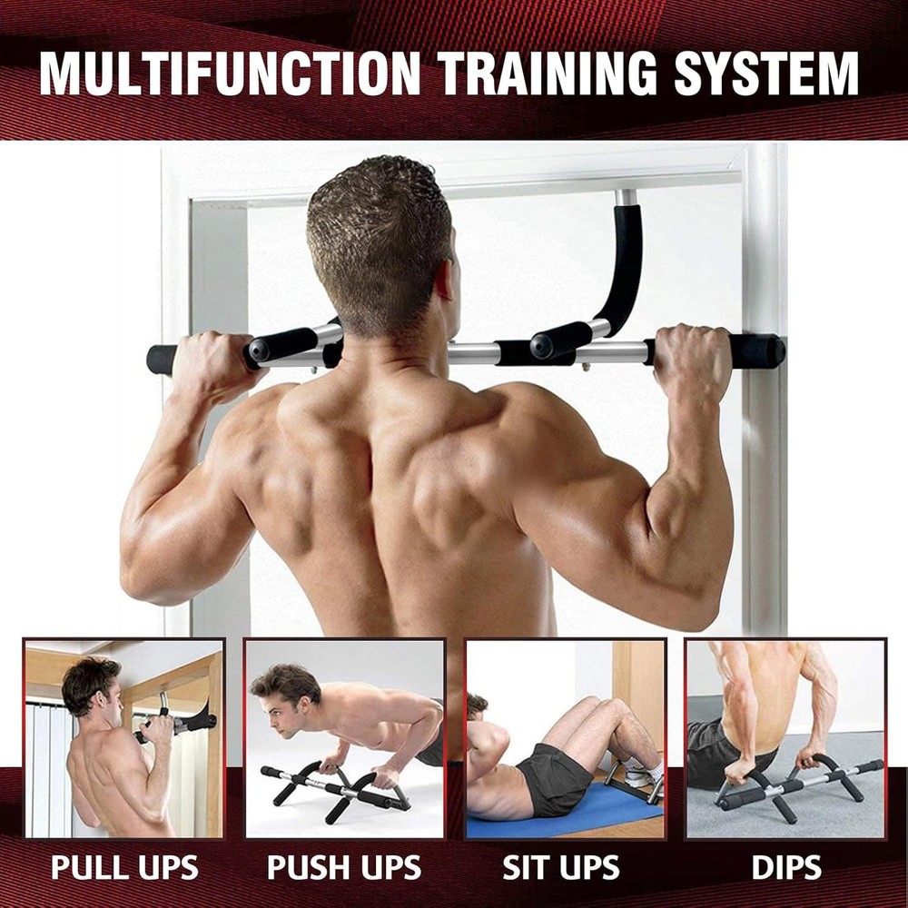 Door frame pull-up bar sit-up multi-functional home fitness machine