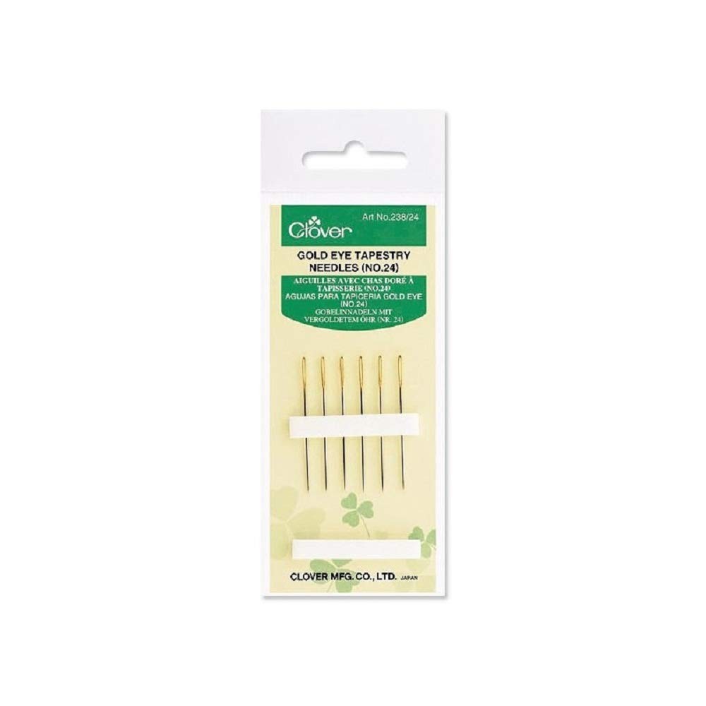 Clover Super Jumbo Tapestry Needle Set, Assorted, Gold