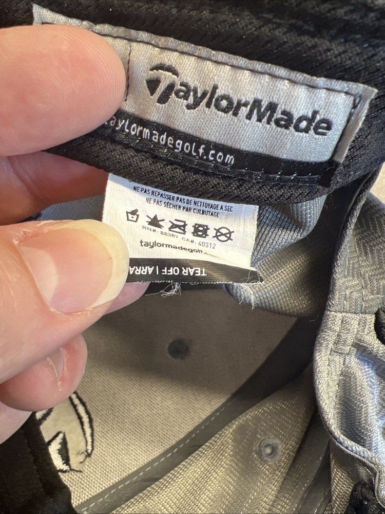 TaylorMade TP5 M1 Gray Adjustable Cap Golf Hat