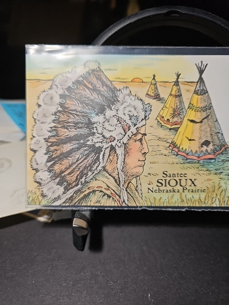 FDC SANTEE SIOUX HAND PAINT 70C 2001