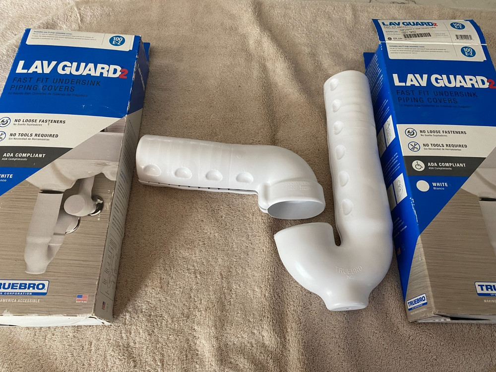 Lav Guard 2 v100 E-2 Pipe cover-ptrap molded- new
