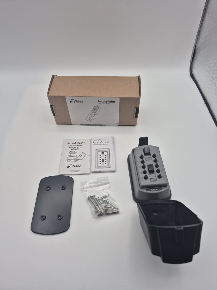 Kidde Access Point Key Safe Auto #001324 Vehicle Pushbutton Combination KeyBox