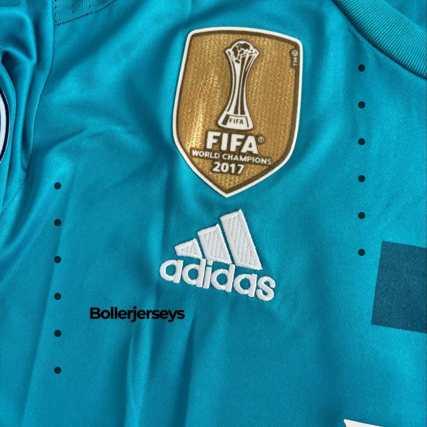 Real Madrid 2017/2018 Long Sleeve Blue Away jersey - Cristiano Ronaldo #7 Jersey