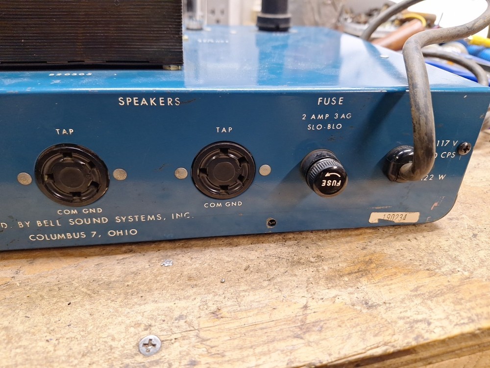 Bell Sound Systems Pacemaker PM-33 Tested Read Description