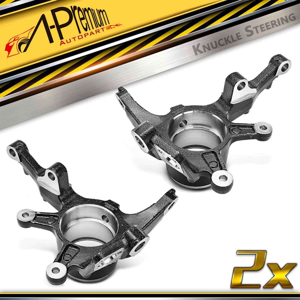 A-Premium Pair Front Steering Knuckle for Land Rover Range Rover 2003-2009 4WD