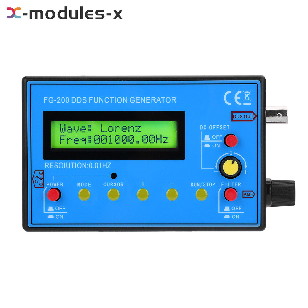 FG-200 0.01Hz-500KHz DDS Function Signal Generator Frequency Counter Module New