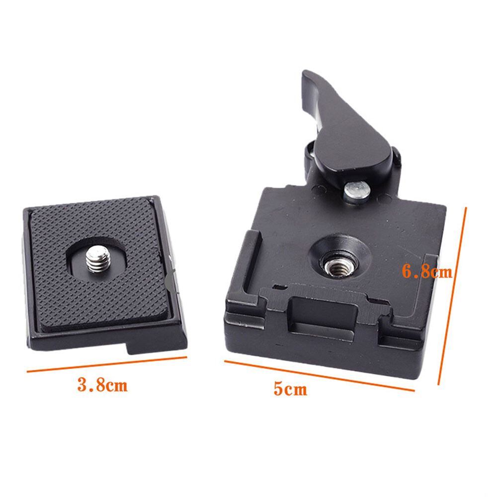 2Pcs Quick Release Plate Clamp Adapter For MANFROTTO 200PL-14 Camera Tripod Z8B8