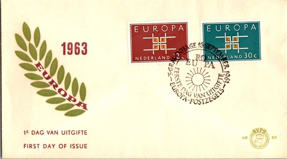 Netherlands Scott 416-417 Unaddressed.