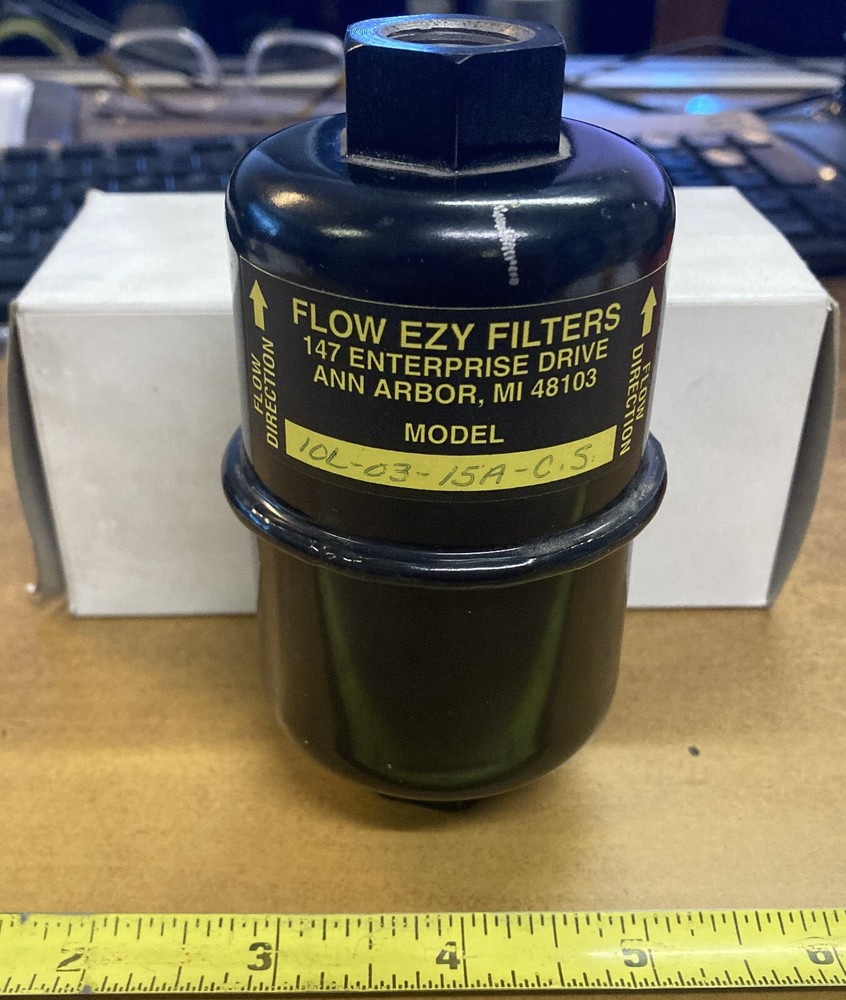 Flow Ezy In-Line Hydraulic Filter (10L-03-15A-CS)