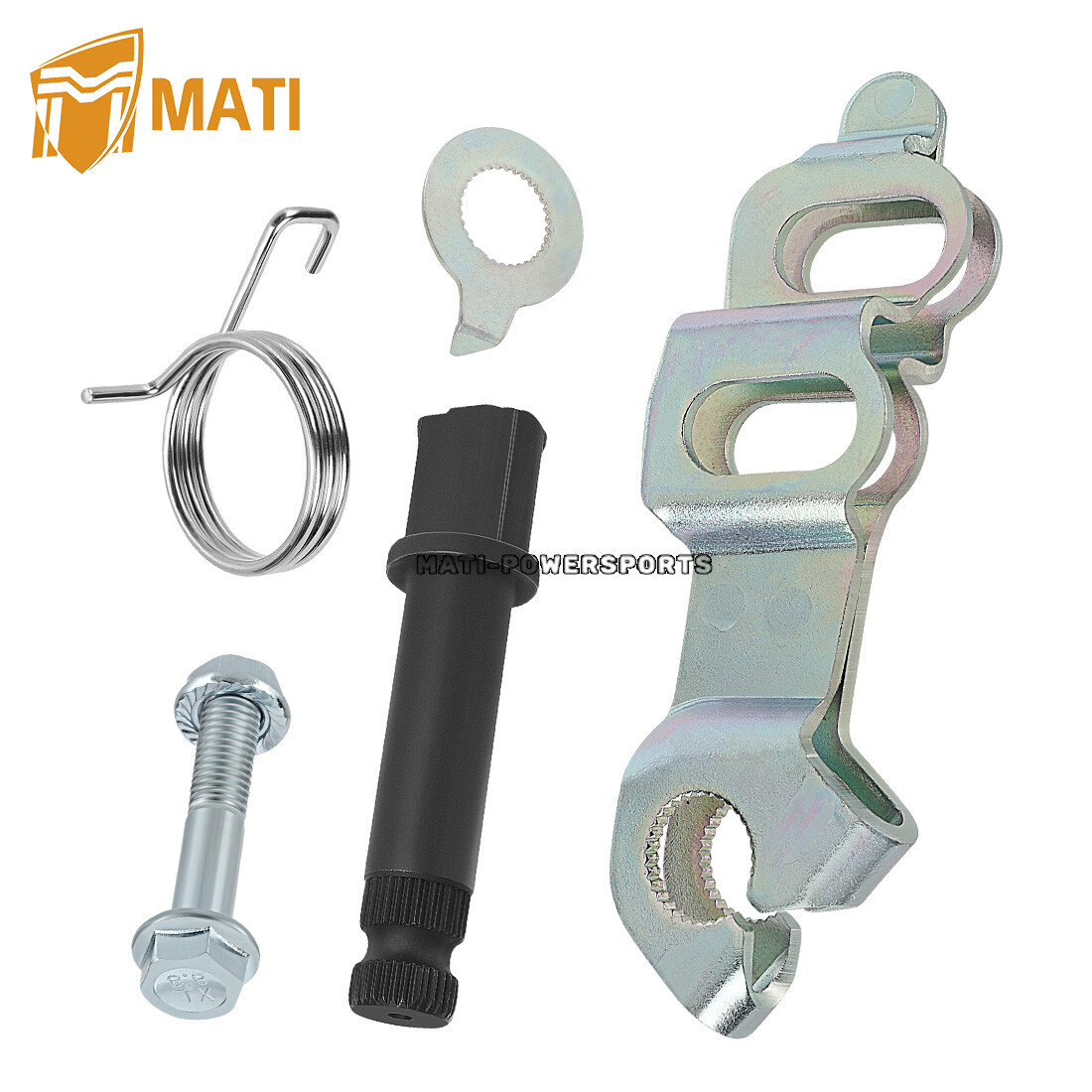 Rear Brake Drum Hub Plate Cover Arm Rocker Kit for Honda Foreman 500 Rubicon 500