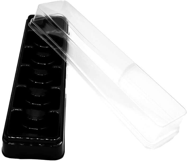 Vend Exchange Clear Plastic Macaron Containers - Fits 6 6 Macarons,