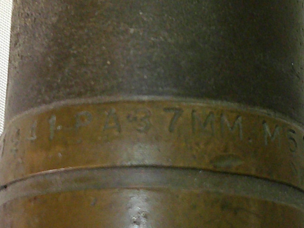 Vintage WW2 37mm Shell Paperweight