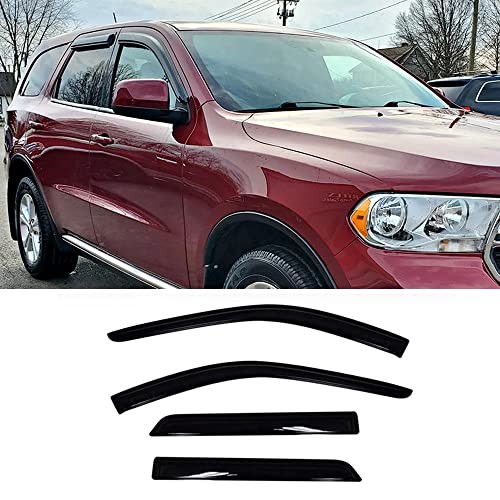 94267 Side Window Wind Deflector,4pcs Outside Mount Dodge Durango 2011-2024