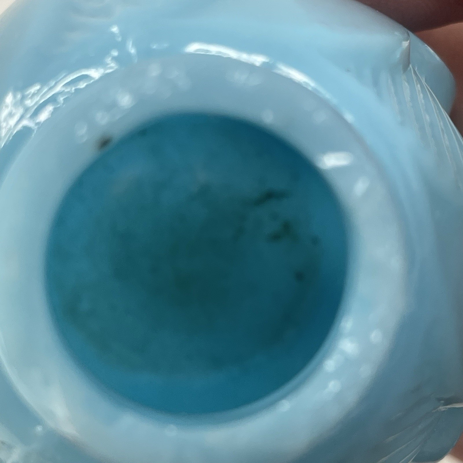 Dithridge and Sons Company Sunset Salt/ Pepper Shaker Antique Blue Opaque