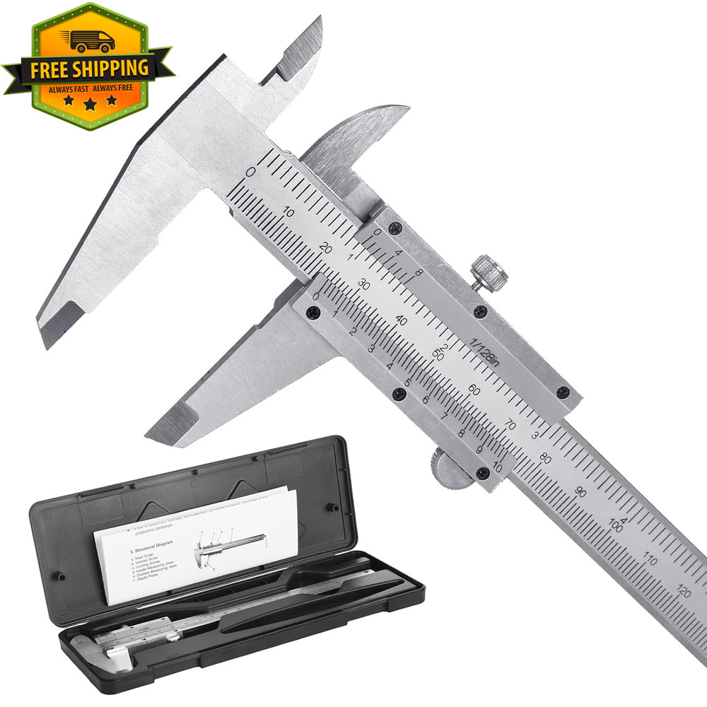 Mechanical Vernier Caliper 6 Inch 150mm Precision Measuring Tool