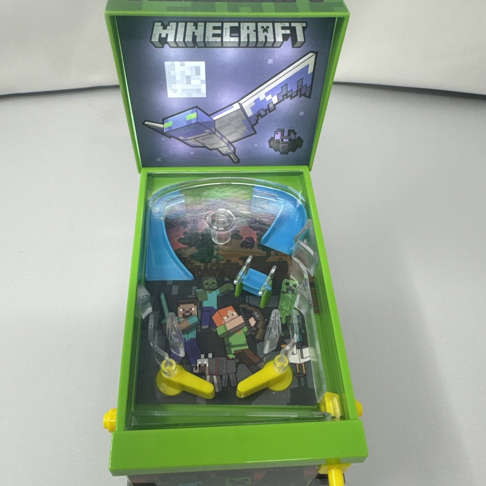 Minecraft Mini Pinball Machine Tested Works