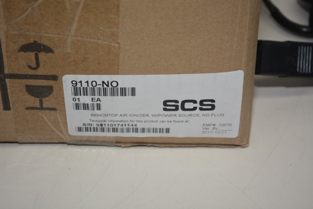 SCS Benchtop Air Ionizer 9110 Static Control #W2576