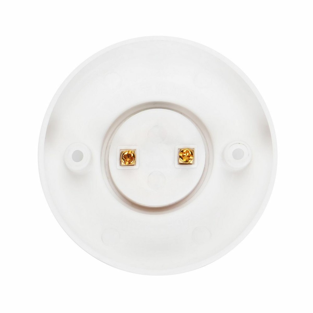 1/5/10pcs E27 Light Bulb Pendant Lamp Round Fixing Base Holder Screw Cap Socket