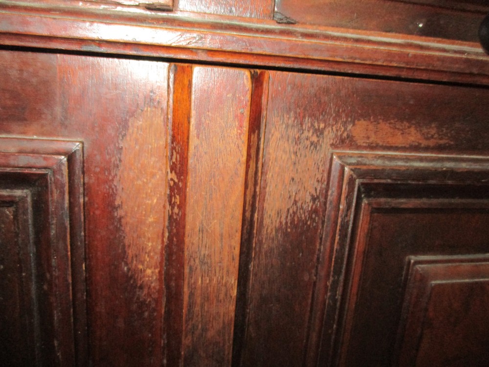Walnut Victorian Marble Top Sideboard