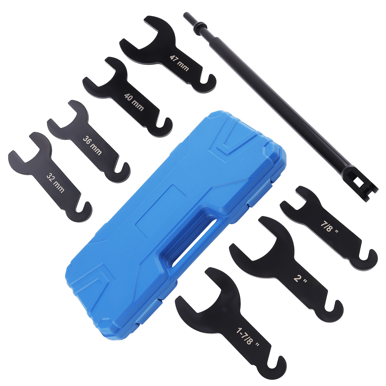 8PCS Pneumatic Fan Clutch Wrench, 43300 Removal Tool Kit for Ford, GM, Chrysler