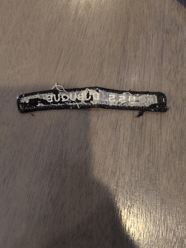 USS Dubuque LPD-8 Uniform Shoulder Patch - Rocker. Used